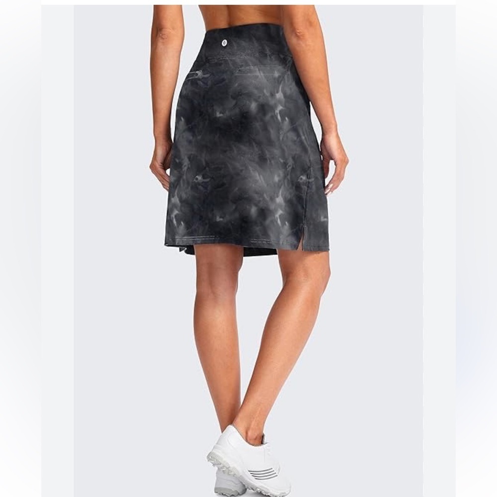 Satiny Modest Length Skort, size XXL